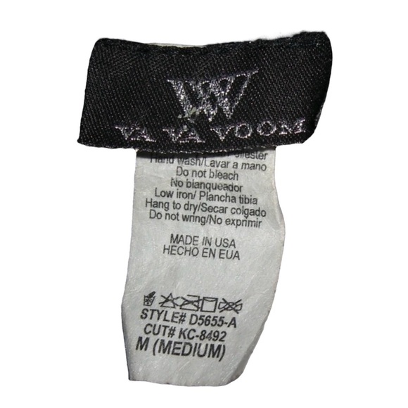 Va Va Voom Dress Long Tulip Flower Floral Cottagecore Long Black Pink Romantic M - Picture 13 of 16